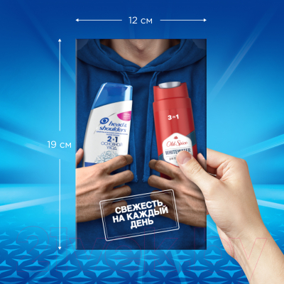Набор косметики для тела и волос Head & Shoulders Шампунь Основной уход 2в1+Гель для душа Old Spice WhiteWater (200мл+250мл)
