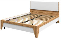 Двуспальная кровать Мебель-Неман Сканди МН-036-20 (1) (белый) - 