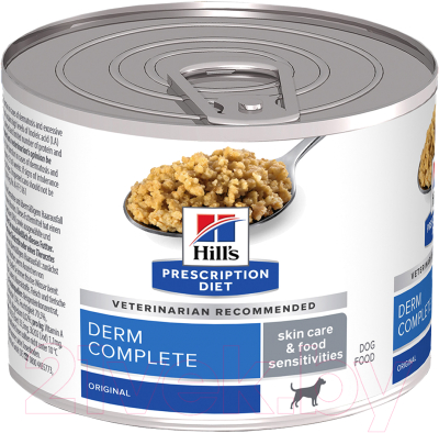 Влажный корм для собак Hill's Prescription Diet Derm Complete / 608148 (200г)