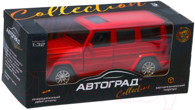Масштабная модель автомобиля Автоград Внедорожник / 7669087 (красный)