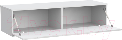 Шкаф навесной НК Мебель Point тип-35 / 71778721 (белый/белый глянец)