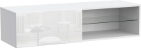 Шкаф навесной НК Мебель Point тип-36 / 71778725 (белый/белый глянец) - 