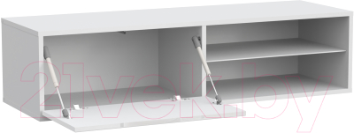 Шкаф навесной НК Мебель Point тип-36 / 71778725 (белый/белый глянец)