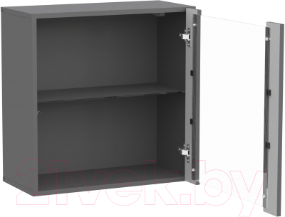 Шкаф навесной НК Мебель Point тип-61 / 71778731 (серый графит)
