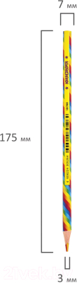 Набор цветных карандашей Юнландия Magic / 880950 (28цв)