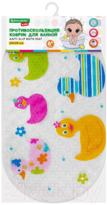 Изображение товара Коврик для купания Brauberg Kids Утята Противоскользящий / 665184