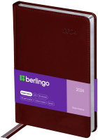 Ежедневник Berlingo Silver Pristine А5 / DD4_82504 (184л, коричневый) - 