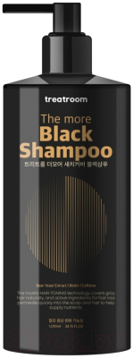 Шампунь для волос Treatroom The More Black Против седины (1.01л)