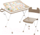 Комплект мебели с детским столом Ника КАМ-Р/1 (с азбукой бежевый) - 