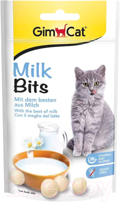 Лакомство для кошек GimCat Milkbits / 418735 (40г)
