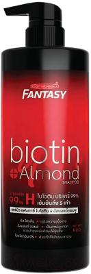 Шампунь для волос Carebeau С биотином и маслом миндаля Fantasy Biotin Almond (400мл)
