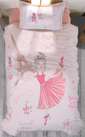 Комплект постельного белья Karven Young Style Ранфорс 1.5 / N022/1 Romantic Girl v-1 - 