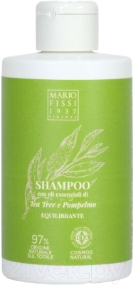 Шампунь для волос Mario Fissi 1937 Equilibrante С маслами чайного дерева и грейпфрукта (300мл)