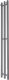 Полотенцесушитель электрический Маргроид Ferrum Inaro СНШ 100x6 3 крючка (графит, таймер справа) - 