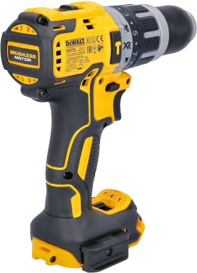 Профессиональная дрель-шуруповерт DeWalt DCD796E1T