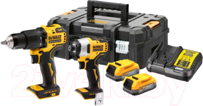 Изображение товара Набор профессионального электроинструмента DeWalt DCD709 + DCF809 / DCK2062E2T