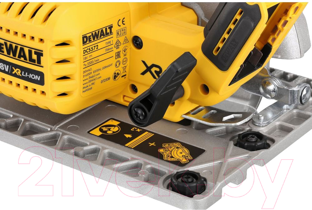 Профессиональная дисковая пила DeWalt DCS572NT — фото 5