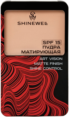 Пудра компактная Shinewell Art Vision SPF15 FLD1-03 тон 03 (8г)