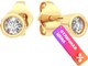Серьги из розового золота ZORKA 310237 (с фианитами) - 