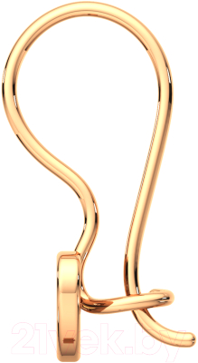 Серьги из розового золота ZORKA 310386/A (с фианитами)