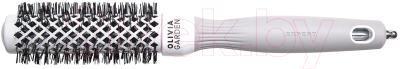 Расческа Olivia Garden Термобрашинг Expert Blowout Shine White&Grey (25мм)
