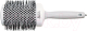 Расческа Olivia Garden Термобрашинг Expert Blowout Shine White&Grey (65мм) - 