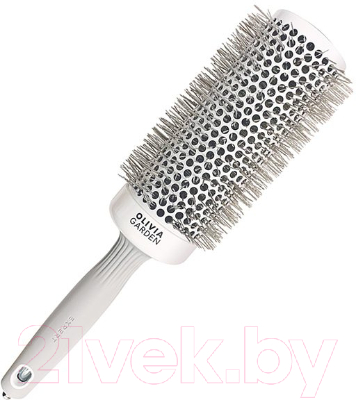 Расческа Olivia Garden Термобрашинг Expert Blowout Speed XL Wavy Bristles White&Grey