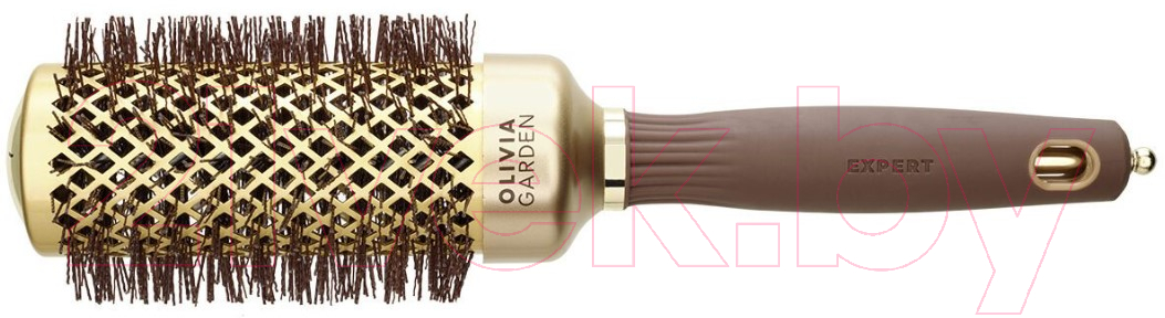 Расческа Olivia Garden Термобрашинг Expert Blowout Shine Wavy Bristles Gold&Brown