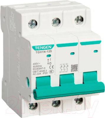 Выключатель нагрузки Tengen TGH1N-125 3P 32A 3M / TEN340021