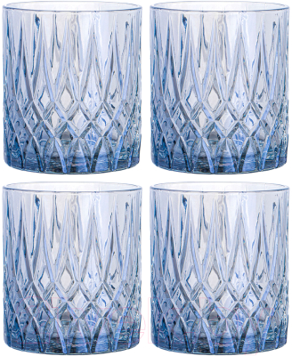 Набор стаканов Lefard Diamant Blue / 691-051 (4шт)