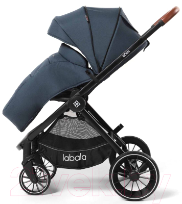 Детская универсальная коляска Labala Born 2 в 1 2021 / LC2103-06JBL (Jean Blue)