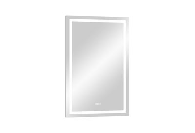 Зеркало Континент Verte Led 60x80 (с часами, датчиком движения и линзой)