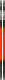 Лыжи беговые Onski Youth Race Universal Jr / N90223V (р.158, черный/красный) - 