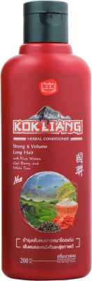 Кондиционер для волос Kokliang Для длинных волос с ягодами годжи, белым чаем и рисовой водой (200мл)