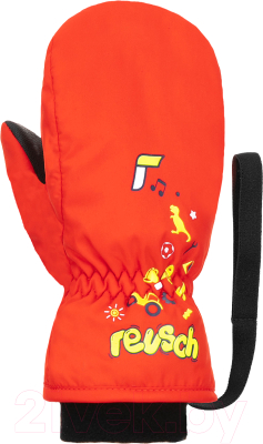 Варежки лыжные Reusch Kids / 6285405-3300 (р-р 2, Fire Red)