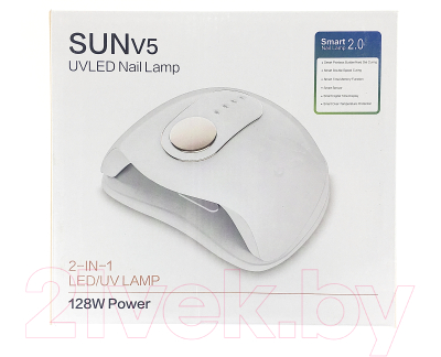 UV/LED лампа для маникюра Global Fashion Sun V5 128W с дисплеем / 18975
