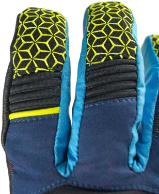 Перчатки лыжные Reusch Scorpion R-TEX XT / 6301206-7800 (р-р 9.5, Blck/Dress Blu/Saf Yellow)