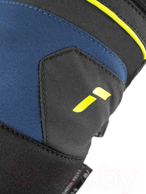 Перчатки лыжные Reusch Scorpion R-TEX XT / 6301206-7800 (р-р 10, Blck/Dress Blu/Saf Yellow)