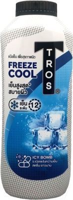 Тальк для тела Tros C охлаждающим эффектом Freeze Cool / 23588 (280г)