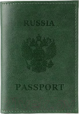 Обложка на паспорт Poshete 604-002K/NPK-GRN (зеленый)