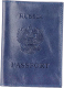 Обложка на паспорт Poshete 604-002K/NPK-NAV (синий) - 