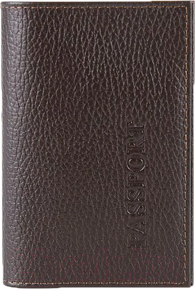 Обложка на паспорт Poshete 604-002M-CHL (коричневый)