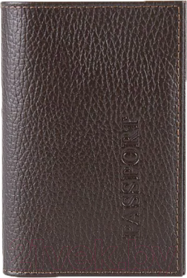 Обложка на паспорт Poshete 604-002M-CHL (коричневый)