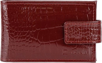 Визитница Poshete 604-024ET-RED (красный) - 