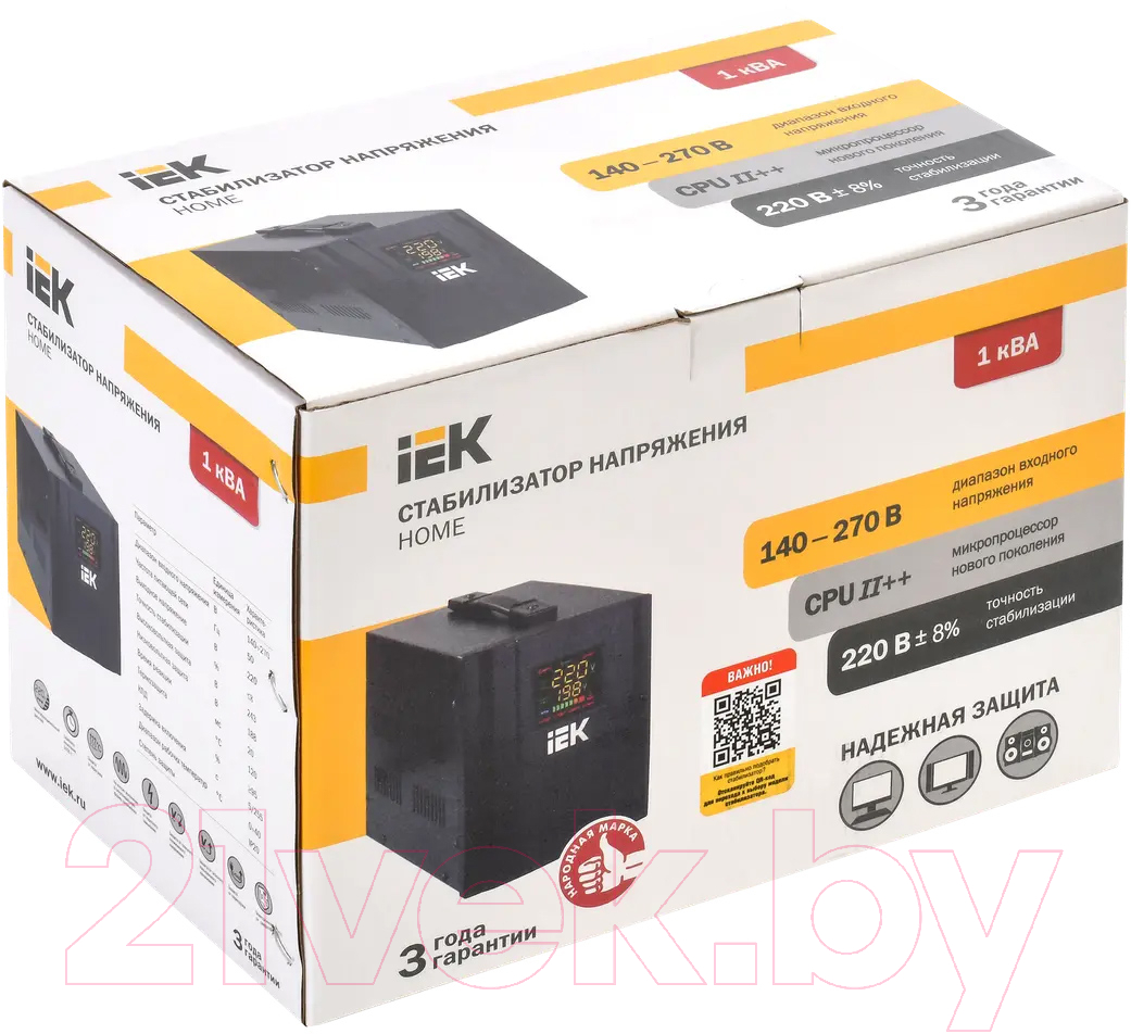 Стабилизатор напряжения IEK Home IVS20-1-01000