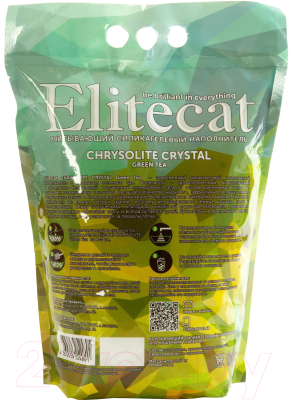 Наполнитель для туалета EliteCat Chrysolite Green Tea 4891/EC (3.8л/1.67кг)