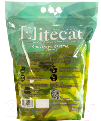 Наполнитель для туалета EliteCat Chrysolite Green Tea 4893/EC (7.6л/3.42кг)