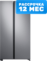 Холодильник с морозильником Samsung RS61R5041SL/WT - 