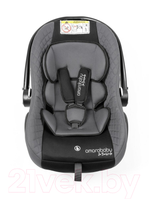 Автокресло Amarobaby Baby Comfort / AB222008BC/1109 (серый/черный)