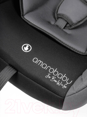 Автокресло Amarobaby Baby Comfort / AB222008BC/1109 (серый/черный)
